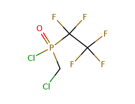 Molecular Structure of 105263-73-8 (Phosphinic chloride, (chloromethyl)(pentafluoroethyl)-)