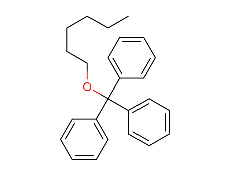 Molecular Structure of 85058-11-3 (hexyl trityl ether)