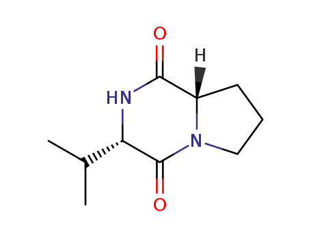 Molecular Structure of 2854-40-2 (CYCLO(-PRO-VAL))
