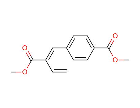 Molecular Structure of 116503-70-9 (methyl 2-(4-carbomethoxybenzylidene)-3-buten-1-oate)
