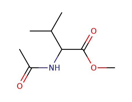 Molecular Structure of 1492-12-2 (D-Valine, N-acetyl-, methyl ester)