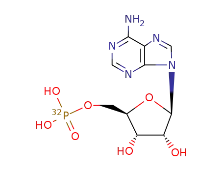 Molecular Structure of 3768-35-2 (Adenosine monophosphate (32P))