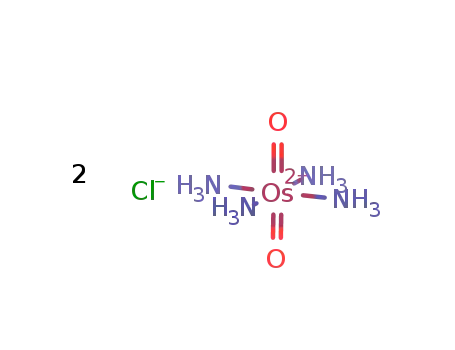 Molecular Structure of 18496-70-3 (TetraamminedioxoOsmium(VI)Chloride)