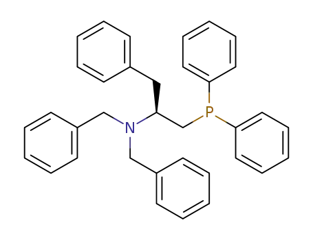 Molecular Structure of 208103-11-1 (Dibenzyl-((S)-1-benzyl-2-diphenylphosphanyl-ethyl)-amine)