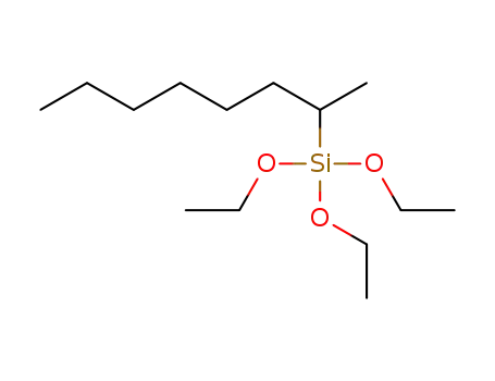 Molecular Structure of 1233710-95-6 (β-octylltriethoxysilane)