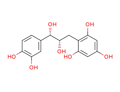 Molecular Structure of 455952-06-4 (2-[(2S,3S)-3-(3'',4''-dihydroxyphenyl)-2,3-dihydroxypropyl]-1,3,5-benzenetriol)