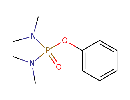 Molecular Structure of 7393-13-7 (N-(dimethylamino-phenoxy-phosphoryl)-N-methyl-methanamine)