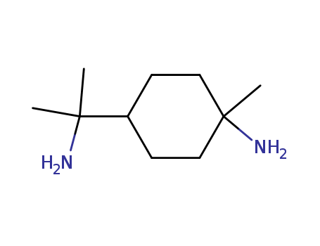 80-52-4,1,8-DIAMINO-P-MENTHANE,p-Menthane-1,8-diamine(7CI,8CI); 1,8-Diamino-p-menthane; 1,8-Menthanediamine; 1,8-p-Menthanediamine;1-Amino-1-methyl-4-(2-amino-2-propyl)cyclohexane;1-Methyl-4-(1-amino-1-methylethyl)cyclohexylamine; Menthanediamine; NSC 5612;Primene MD