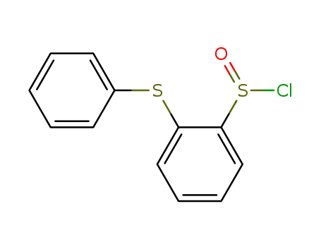 Molecular Structure of 129225-76-9 (2-(phenylthio)benzenesulphinyl chloride)