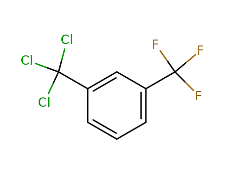 Molecular Structure of 16766-90-8 (3-TRIFLUOROMETHYL BENZOTRICHLORIDE)