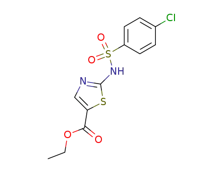 2-(4-chloro-benzenesulfonylamino)-thiazole-5-carboxylic acid ethyl ester