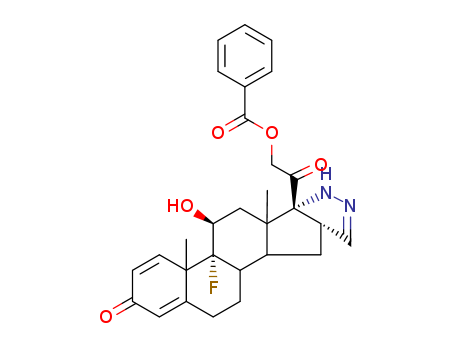 Pregna-1,4-dieno[17,16-c]pyrazole-3,20-dione,21-(benzoyloxy)-9-fluoro-2',16-dihydro-11-hydroxy-, (11b,16b)- (9CI)