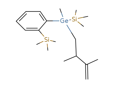Molecular Structure of 134847-67-9 ((2,3-dimethyl-3-butenyl)methyl(trimethylsilyl){o-(trimethylsilyl)phenyl}germane)