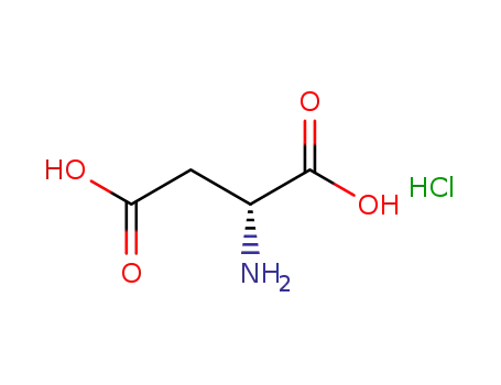 Molecular Structure of 71855-54-4 (D-aspartic acid hydrochloride)
