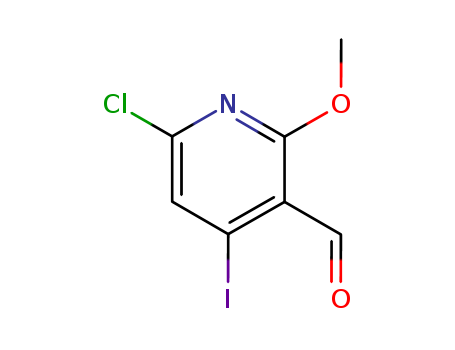 144290-13-1,3-Pyridinecarboxaldehyde, 6-chloro-4-iodo-2-methoxy-,
