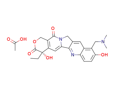 Molecular Structure of 123948-88-9 (TOPOTECANACETATE)