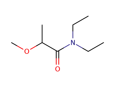 Molecular Structure of 93940-07-9 (N,N-diethyl-2-methoxypropionamide)