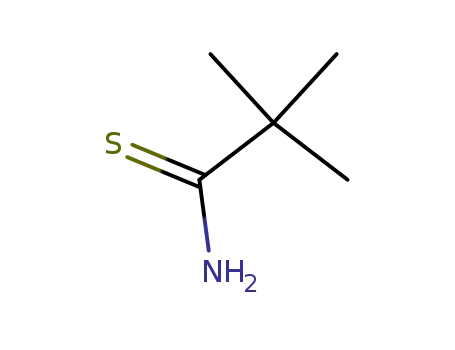 Molecular Structure of 630-22-8 (2,2-DIMETHYLTHIOPROPIONAMIDE)