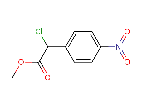 Molecular Structure of 148582-35-8 (methyl chloro-(4-nitrophenyl)-acetate)