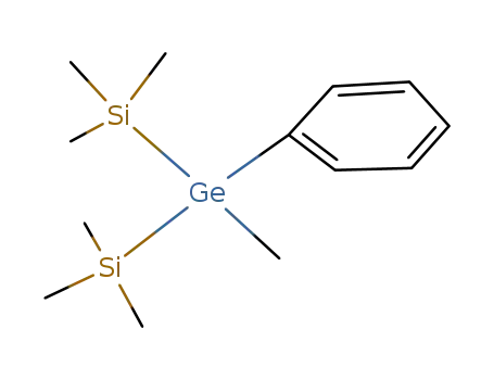 Molecular Structure of 134847-65-7 (methyl(phenyl)bis(trimethylsilyl)germane)