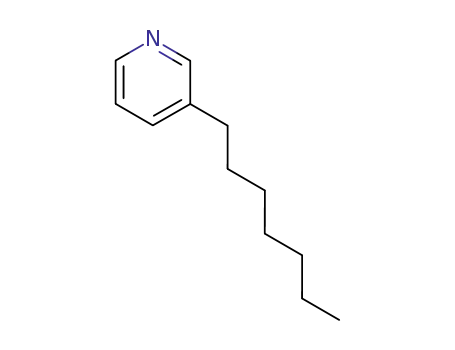 Molecular Structure of 103037-27-0 (3-Heptylpyridine)