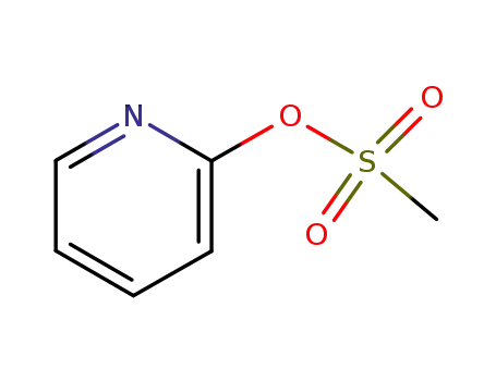 Molecular Structure of 25795-97-5 (pyridin-2-yl methanesulfonate)