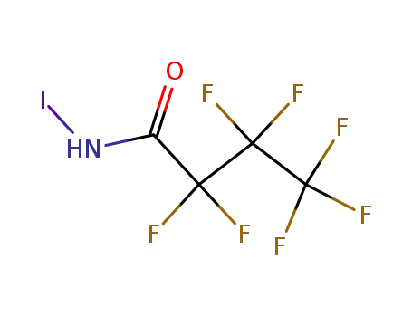 Molecular Structure of 377-51-5 (heptafluoro-butyric acid iodoamide)