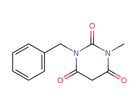 Molecular Structure of 82922-17-6 (N-methyl-N'-benzyl-barbituric acid)