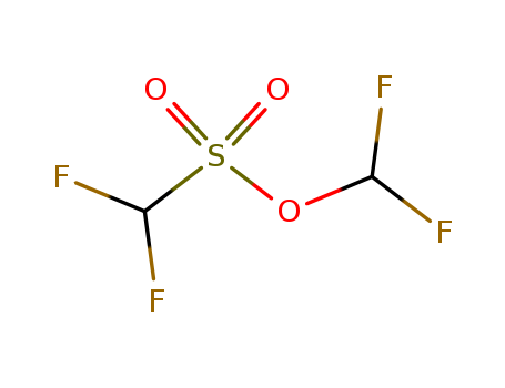 Molecular Structure of 101817-80-5 (Methanesulfonic acid, difluoro-, difluoromethyl ester)