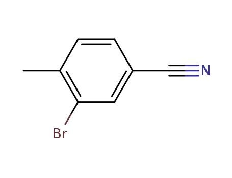 Molecular Structure of 42872-74-2 (3-Bromo-4-methylbenzonitrile)