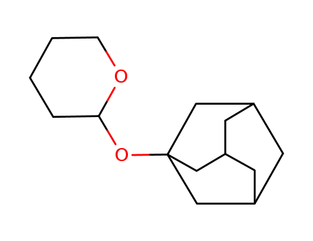 Molecular Structure of 88773-89-1 (2-(tricyclo[3.3.1.1<sup>3,7</sup>]dec-1-yloxy)tetrahydro-2H-pyran)