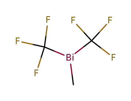 Molecular Structure of 684-13-9 (Methyl-bis-trifluormethyl-wismut)