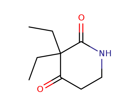 Molecular Structure of 77-03-2 (3,3-diethylpiperidine-2,4-dione)