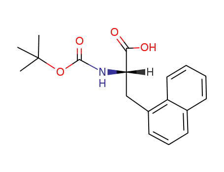 1-Naphthalenepropanoicacid, a-[[(1,1-dimethylethoxy)carbonyl]amino]-,(aR)-