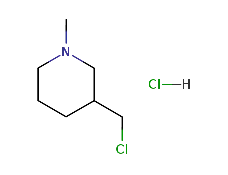 Molecular Structure of 66496-82-0 (3-CHLOROMETHYL-1-METHYLPIPERIDINE HYDROCHLORIDE)