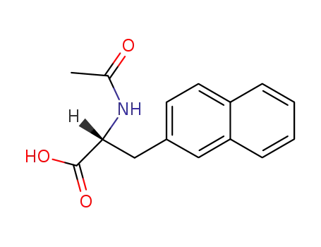 Molecular Structure of 37440-01-0 ((R)-N-Acetyl-2-naphthylalanine)