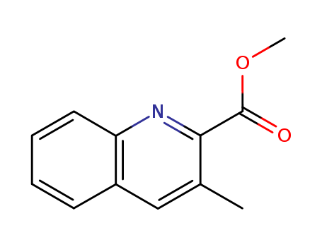 53821-46-8,Methyl 3-Methylquinoline-2-carboxylate,3-methyl-quinoline-2-carboxylic acid methyl ester;2-Quinolinecarboxylic acid,3-methyl-,methyl ester;2-methoxycarbonyl-3-methylquinoline;