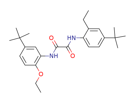 35001-51-5,N-[5-(1,1-dimethylethyl)-2-ethoxyphenyl]-N'-[4-(1,1-dimethylethyl)-2-ethylphenyl]oxamide,Ethanediamide,N-[5-(1,1-dimethylethyl)-2-ethoxyphenyl]-N'-[4-(1,1-dimethylethyl)-2-ethylphenyl]-(9CI); N-(4-tert-Butyl-2-ethylphenyl)-N'-(5-tert-butyl-2-ethoxyphenyl)oxamide;N-(5-tert-Butyl-2-ethoxyphenyl)-N'-(4-tert-butyl-2-ethylphenyl)oxalamide