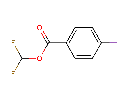 Molecular Structure of 120608-87-9 (4-Iodo-benzoic acid difluoromethyl ester)