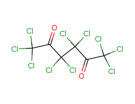 Molecular Structure of 855912-10-6 (decachloro-hexane-2,5-dione)