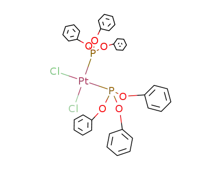 Molecular Structure of 30053-58-8 (cis-Dichlorobis(triphenylphosphite)platinum(II))