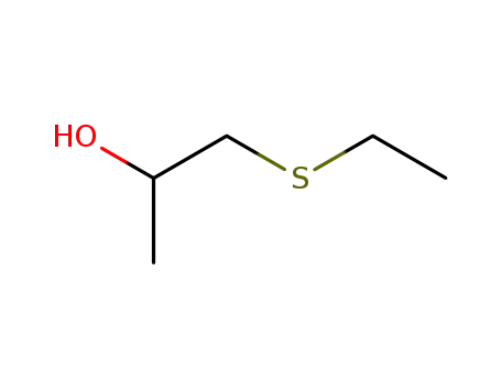 Molecular Structure of 16621-37-7 (1-(ethylthio)propan-2-ol)
