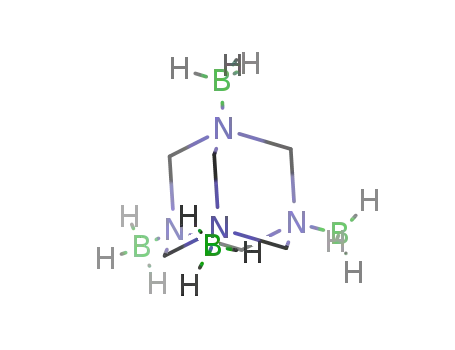 Molecular Structure of 42976-02-3 (hexamethylene tetramine tetraborane)