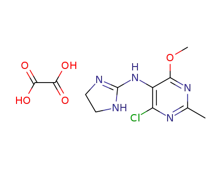 Molecular Structure of 287099-40-5 (mono-Moxonidine oxalate)