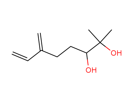 Molecular Structure of 100664-21-9 (7-Octene-2,3-diol, 2-methyl-6-methylene-, (S)-)