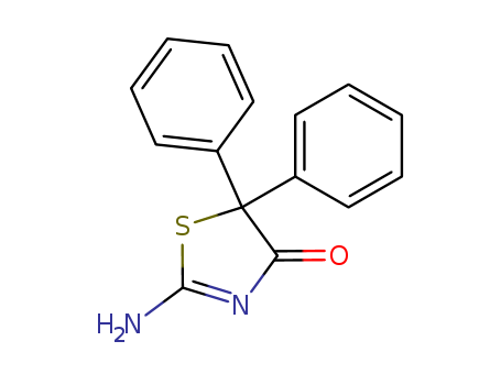 4(5H)-Thiazolone,2-amino-5,5-diphenyl- cas  4694-95-5