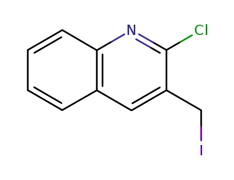 Molecular Structure of 390824-45-0 (Quinoline, 2-chloro-3-(iodomethyl)-)