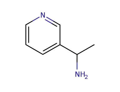 Molecular Structure of 56129-55-6 (1-PYRIDIN-3-YL-ETHYLAMINE)