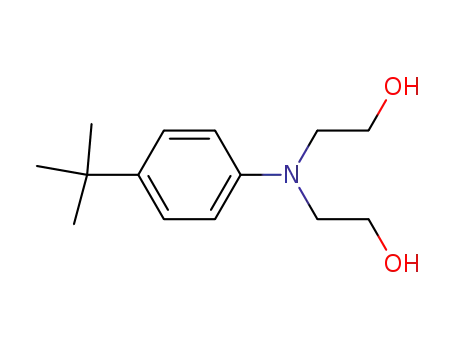 Molecular Structure of 93721-24-5 (2,2'-[(p-tert-butylphenyl)imino]diethanol)