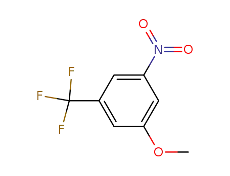 Molecular Structure of 328-79-0 (3-Methoxy-5-nitrobenzotrifluoride)